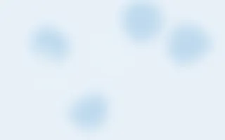Vermeer Mist Forms II — light blue blob background, variation II
