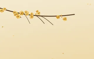 Golden Blossom III — light gold and beige blossom background, variation III