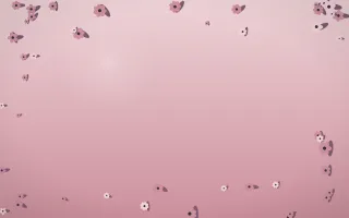 Orchard Bloom VIII — colourful red, pink and purple blossom background, variation VIII