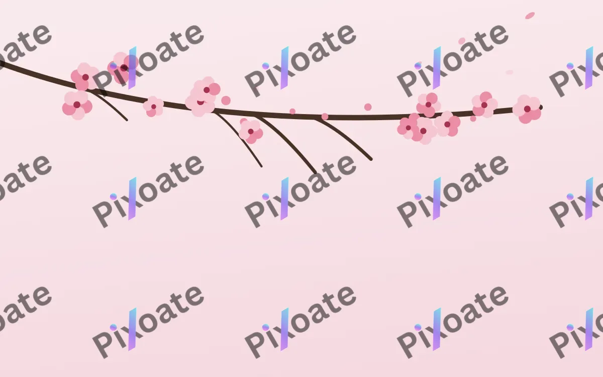 Sakura Dawn Sakura Dawn — light red, pink and white blossom background