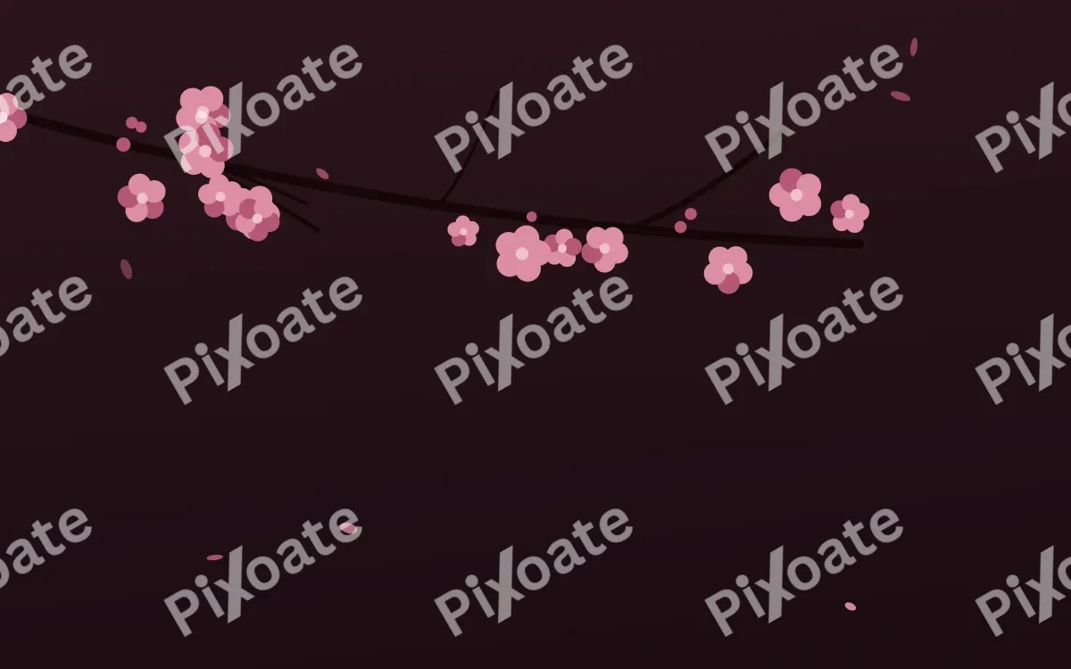 Wine Blossom — dark pink blossom background