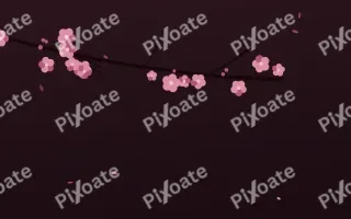 Wine Blossom — dark pink blossom background