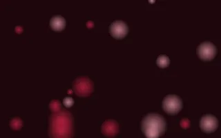 Cherry Noir Glowfield — dark black and red bokeh background