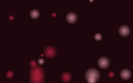 Cherry Noir Glowfield — dark black and red bokeh background