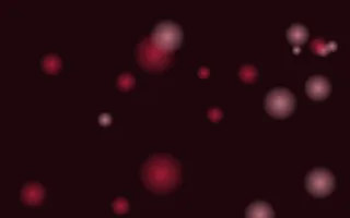 Cherry Noir Glowfield III — dark black and red bokeh background, variation III