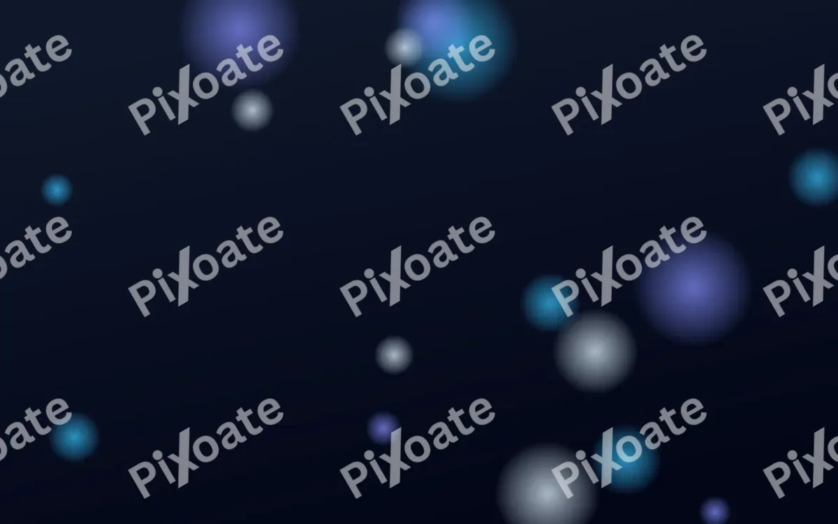 City Blue — dark blue bokeh background