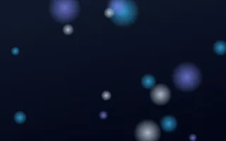 City Blue — dark blue bokeh background