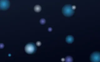 City Blue III — dark blue bokeh background, variation III