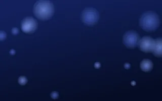 Cobaltine Glow II — dark blue and black bokeh background, variation II