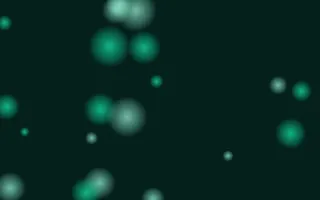Cyber Mint Glowfield — dark black and green bokeh background