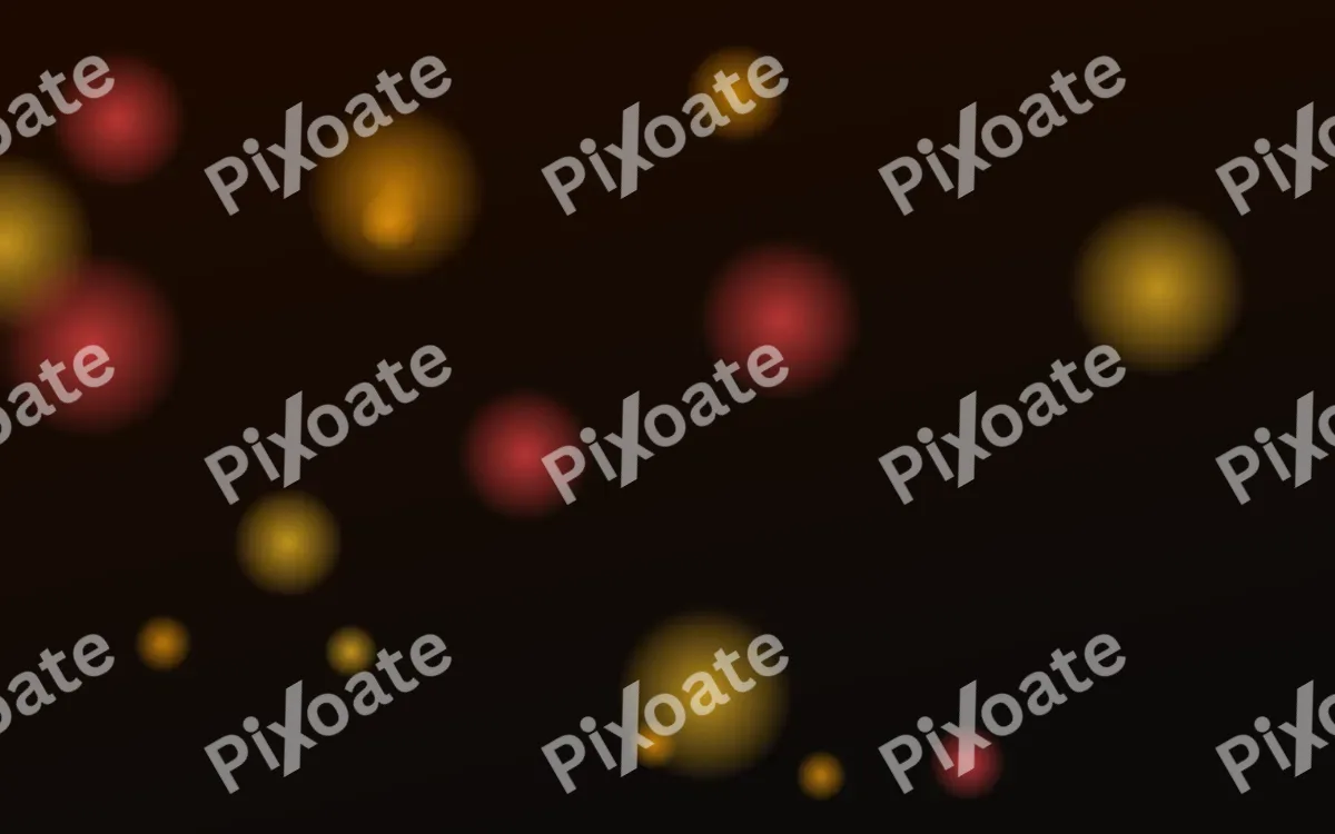 Ember Drift — dark black, gold and red bokeh background