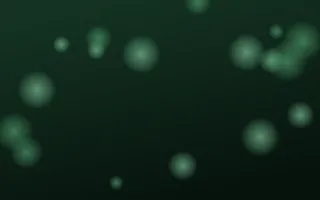 Everglade Glow — dark green and black bokeh background