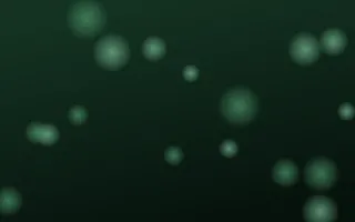 Everglade Glow II — dark green and black bokeh background, variation II