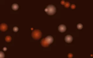 Flame Glowfield — dark black and orange bokeh background