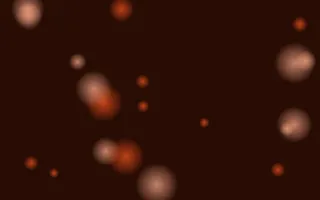 Flame Glowfield III — dark black and orange bokeh background, variation III