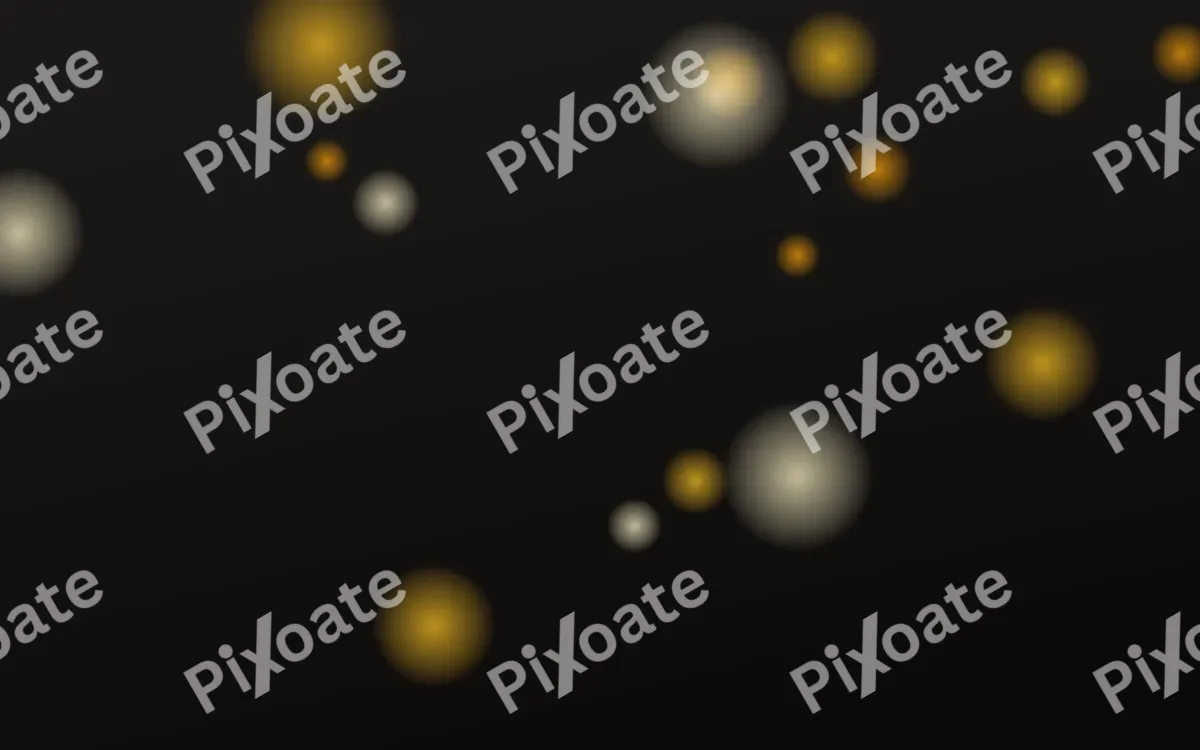 Golden Night — dark black, gold and beige bokeh background