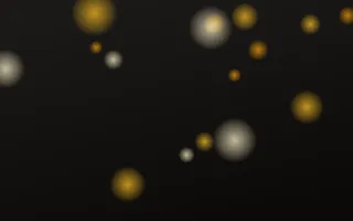 Golden Night — dark black, gold and beige bokeh background