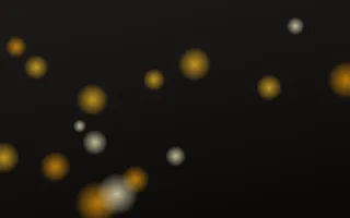 Golden Night III — dark black, gold and beige bokeh background, variation III
