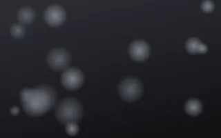 Graphene Glow II — dark grey and black bokeh background, variation II