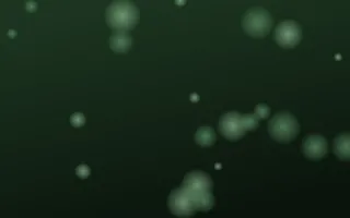 Moss Hollow Lanterns II — dark green and black bokeh background, variation II