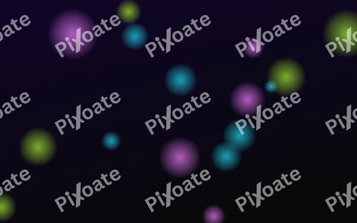 Neon Street — dark black, teal and purple bokeh background