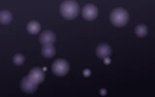 Nightshade Glow — dark purple and black bokeh background