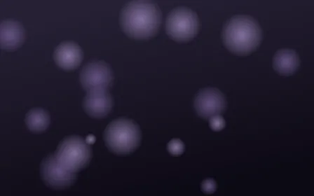 Nightshade Glow — dark purple and black bokeh background