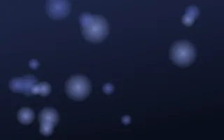 Noctis Glow — dark blue and black bokeh background