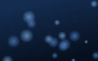 Oceana Glow — dark blue and black bokeh background