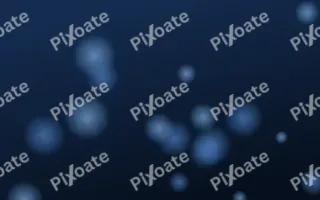 Oceana Glow — dark blue and black bokeh background