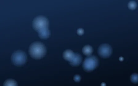 Oceana Glow — dark blue and black bokeh background