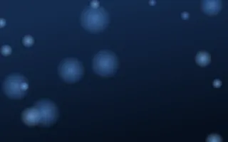 Oceana Glow II — dark blue and black bokeh background, variation II