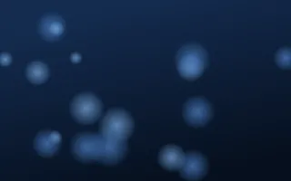 Oceana Glow III — dark blue and black bokeh background, variation III