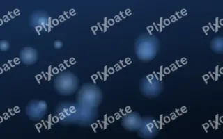 Oceana Glow III — dark blue and black bokeh background, variation III