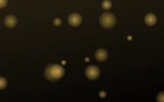 Onyx Gilt Glow III — dark black and gold bokeh background, variation III