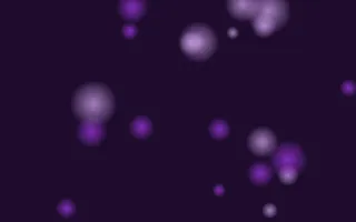 Orchid Pop Glowfield — dark purple bokeh background