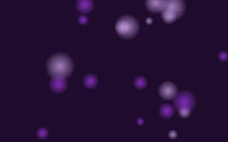 Orchid Pop Glowfield — dark purple bokeh background