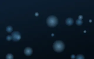 Polaris Glow — dark blue and black bokeh background