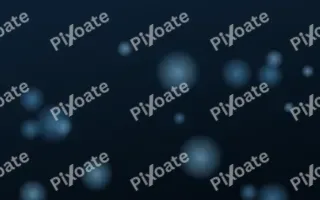 Polaris Glow — dark blue and black bokeh background