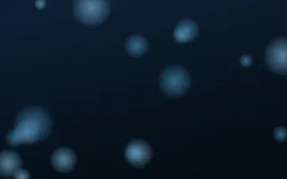 Polaris Glow II — dark blue and black bokeh background, variation II