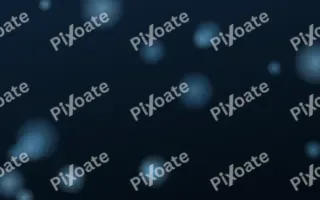 Polaris Glow II — dark blue and black bokeh background, variation II