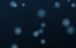 Polaris Glow III — dark blue and black bokeh background, variation III
