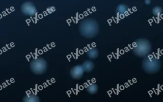 Polaris Glow III — dark blue and black bokeh background, variation III