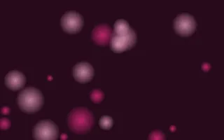 Punch Pink Glowfield II — dark black and pink bokeh background, variation II