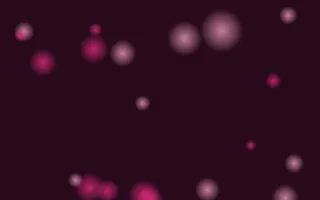 Punch Pink Glowfield III — dark black and pink bokeh background, variation III