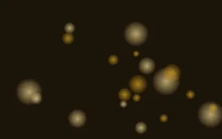 Royal Gold Glowfield — dark black, gold and yellow bokeh background