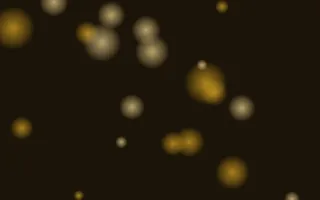 Royal Gold Glowfield II — dark black, gold and yellow bokeh background, variation II