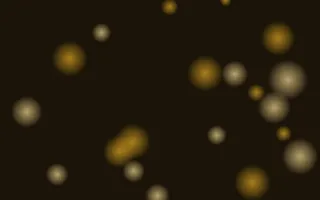 Royal Gold Glowfield III — dark black, gold and yellow bokeh background, variation III