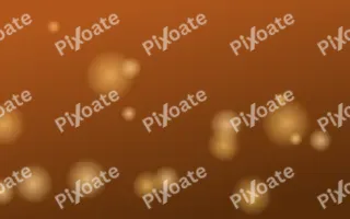 Saffron Fire Glow — dark brown and yellow bokeh background