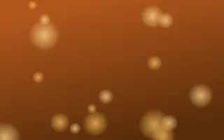 Saffron Fire Glow III — dark brown and yellow bokeh background, variation III